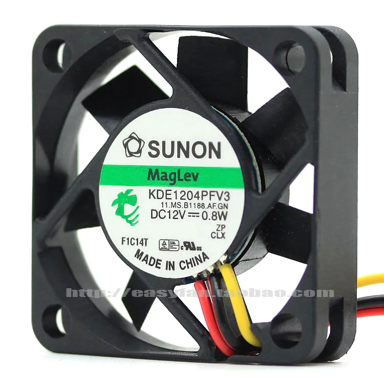 Совершенно новый SUNON 4 см 4010 тишина KDE1204PFV 12 В 0 8 Вт охлаждающий вентилятор maglion |