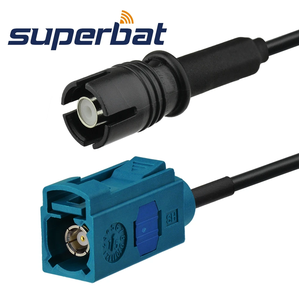 Автомобильный цифровой радиоприемник Superbat Aerial Converter DAB + FM AM RAST II to Fakra Z кабель