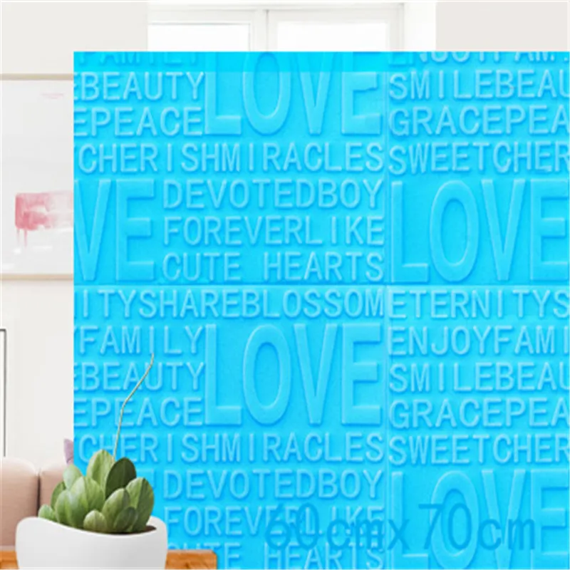 3D обои с рисунками из мультфильмов (love) наклейки на кирпичные стены Декор для