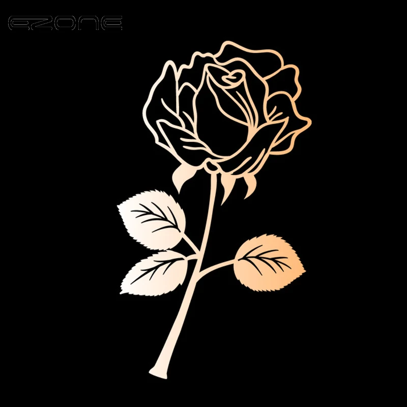 

EZONE Luxury Metal Rose Flower Bookmarks & Greeting Cards Retro Rose Gold Hollow Book Marker For Student Gift Cute Stationery