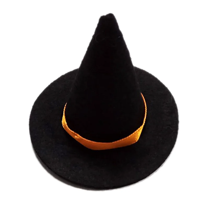 

10Pcs Wine Bottle Cover Mini Halloween Witch Hat Festival Party Decoration Halloween Gift Ornament