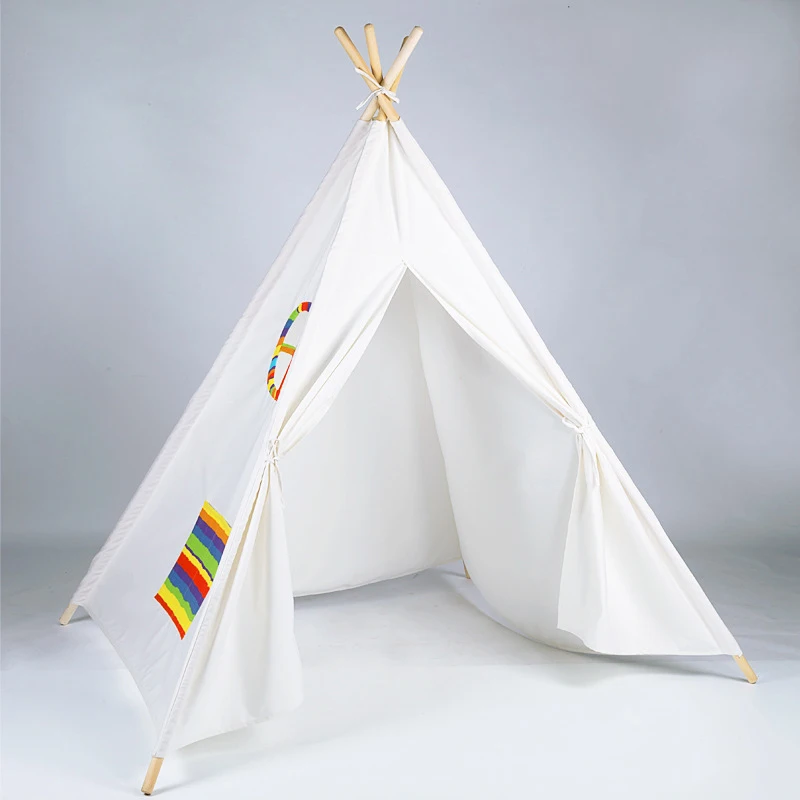 Садовая игрушка детская игровая палатка хлопок детские вигвама для ребенка палатка индийские Детские замки