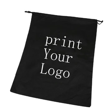 

300pcs Custom logo Drawstring flat bags Rope bags Print your logo on bags shopping bags make your logo