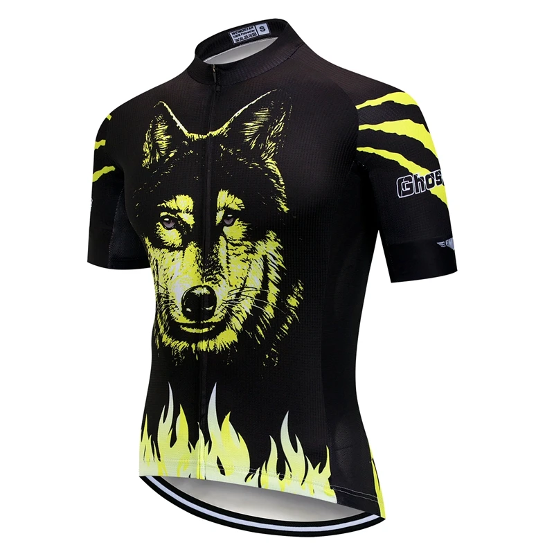Мужская велосипедная рубашка WEIMOSTAR Ropa Ciclismo Maillot на молнии цвет черный белый