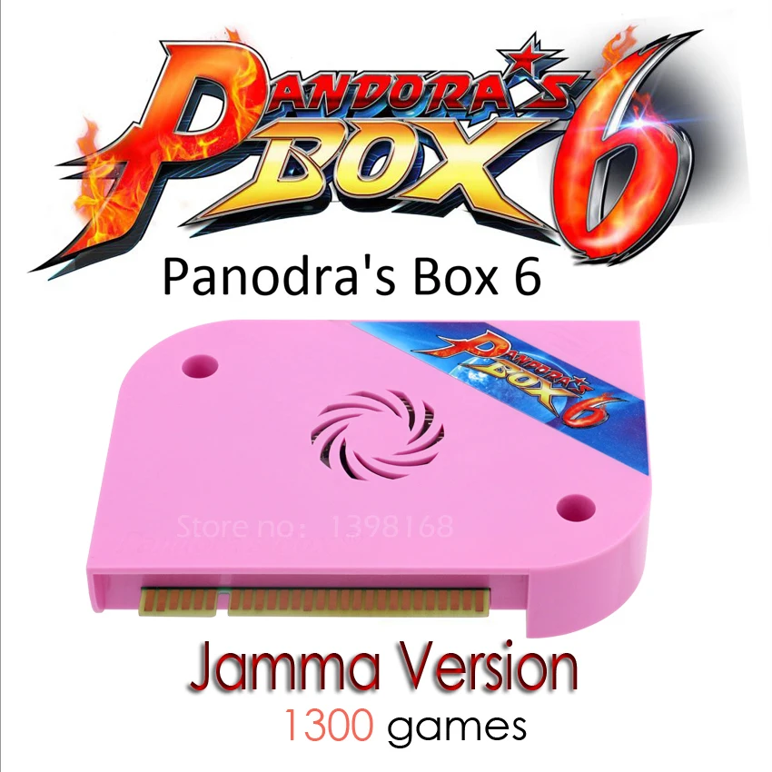 Pandora's box 6 HD 1300 в 1 Jamma мульти Аркада доска поддержка CGA/VGA/HDMI Pandora 4 для видео