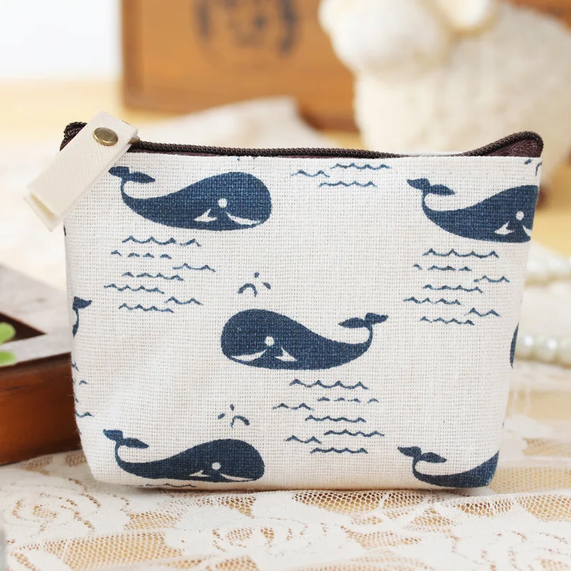 prativerdi Portable Retro Durable Linen Case Mini Earphone Storage Bag Money Box For USB Charger Cable Coin Travel Organizer 4
