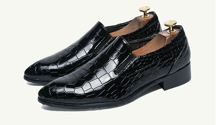 Лидер продаж; мужские слипоны с узором «крокодиловая кожа»; обувь для вождения с острым носком; мягкие удобные дизайнерские лоферы; мокасины для мужчин; LK-22