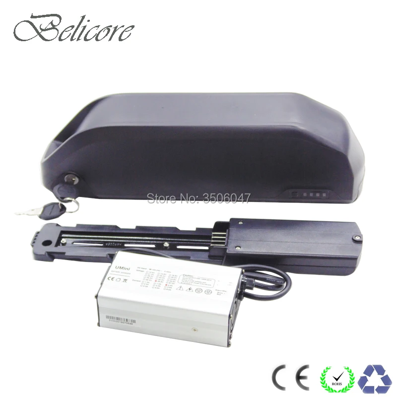 Clearance Offer for  EU AU US no tax 52v 17.5ah electric bicycle frame down tube shark battery pack with built-in 30A BM