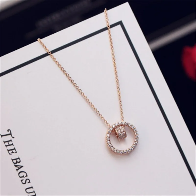 

CX-Shirling Fashion Jewellery Gold&Silver Pendant Necklaces Female Circle Brand Statement Necklace 2017 Jewelry Custom Design