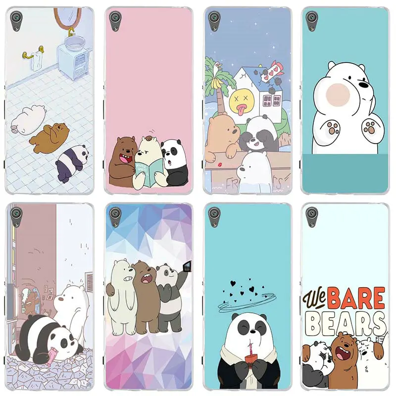 Cartoon Network We Bare Bear For Sony Xperia E3 E5 T3 M2 M4 M5 XA XZ Z Z1 Z2 Z3 Z4 Z5 Compact Shell Soft TPU Phone Cases Cover | Мобильные