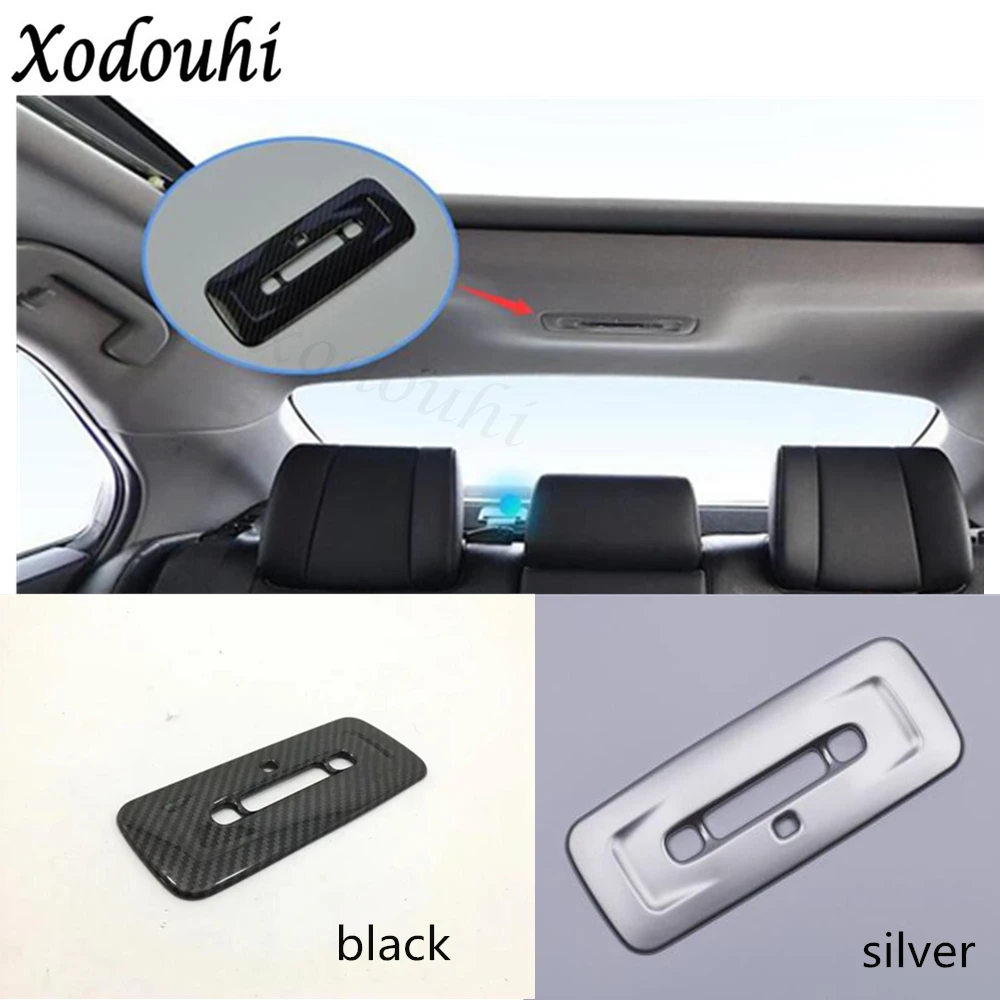 

High quality for Toyota Camry XV70 2018 2019 car back rear tail read reading switch button light lamp frame trim panel 1pcs