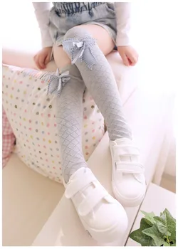 

baby girls stockings meias knee socks for girls cotton children net tights 3-12T