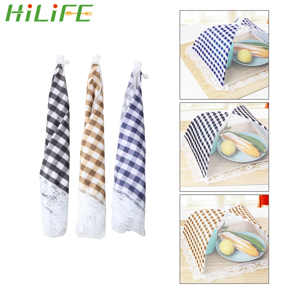 HILIFE Крышка для еды Зонт стиль складной стол крышки Еды Кухня анти Муха Москитная