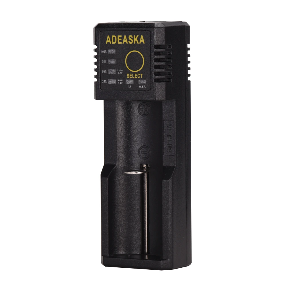 ADEASKA VC4 плюс ЖК-дисплей USB Быстрое интеллектуальное зарядное устройство для Li-ion/IMR/LiFePO4/Ni-MH батареи