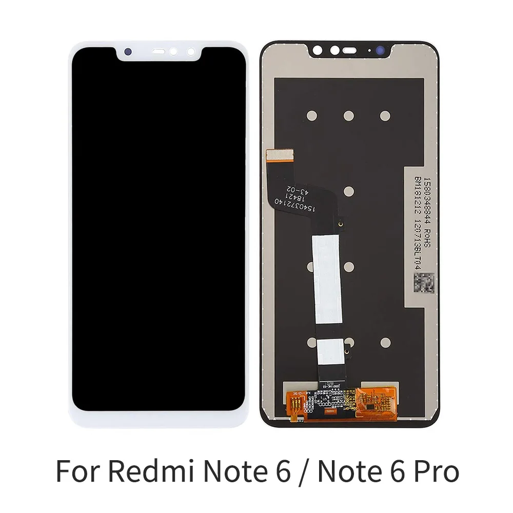 Протестирован для Xiaomi Redmi Note 6 Pro ЖК-дисплей сенсорный экран дигитайзер для Redmi 6 6A ЖК-сборка Замена+ Инструменты