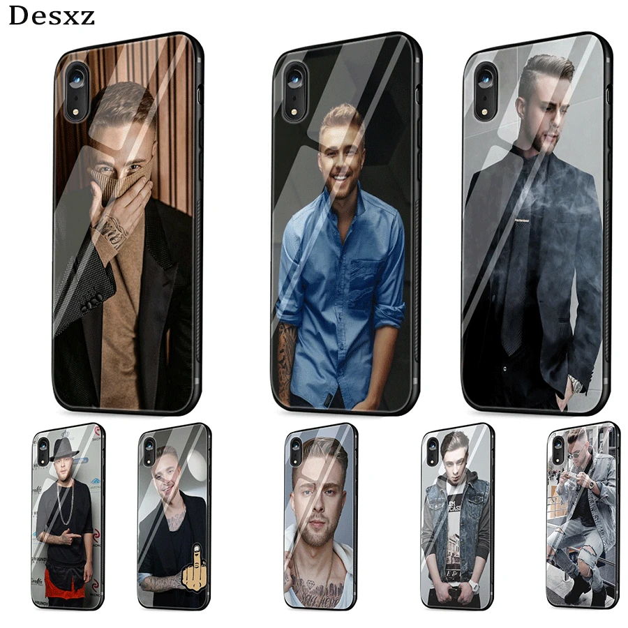 

Desxz Egor Kreed KReeD Glass Case For iPhone 5 5S SE 6 6S 7 8 Plus X XS XR XS Max Cover