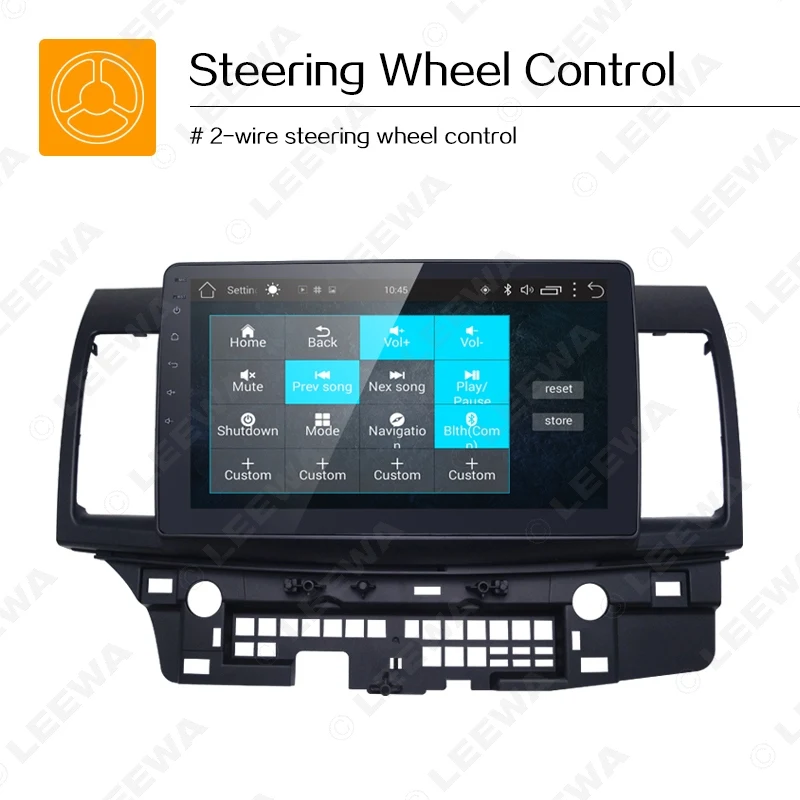 Perfect FEELDO 10inch Bigger HD Screen Android 6.0 Car Media Player With GPS Navi Radio For Mitsubishi Lancer EX(2007+ Get: DVR + Camera 12