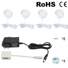 12 В светодиодный светильник под шкаф 2,5 Вт кухонные точечные светильники для гардероба blub Подключаемая лампа для бара ночные светильники для гардероба украшения дома