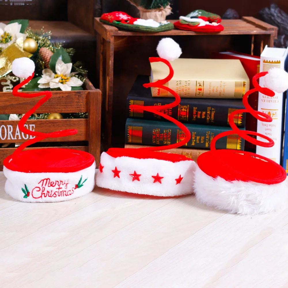 Новинка года, Рождественская шапка, рождественские украшения для дома, рождественские украшения для детей и взрослых, Рождественская шапка, весенняя шапка