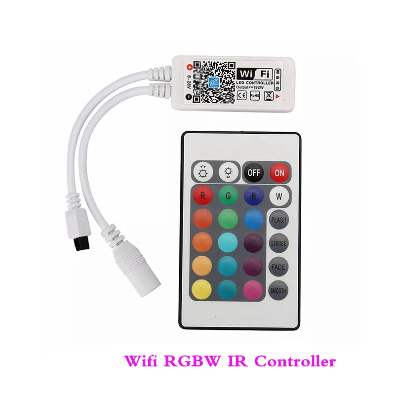 2835 3014 3528 5050 RGB RGBW светодиодные полосы WiFi Bluetooth контроллер Amazon Alexa Google iOS Android приложение ИК RF пульт дистанционного управления