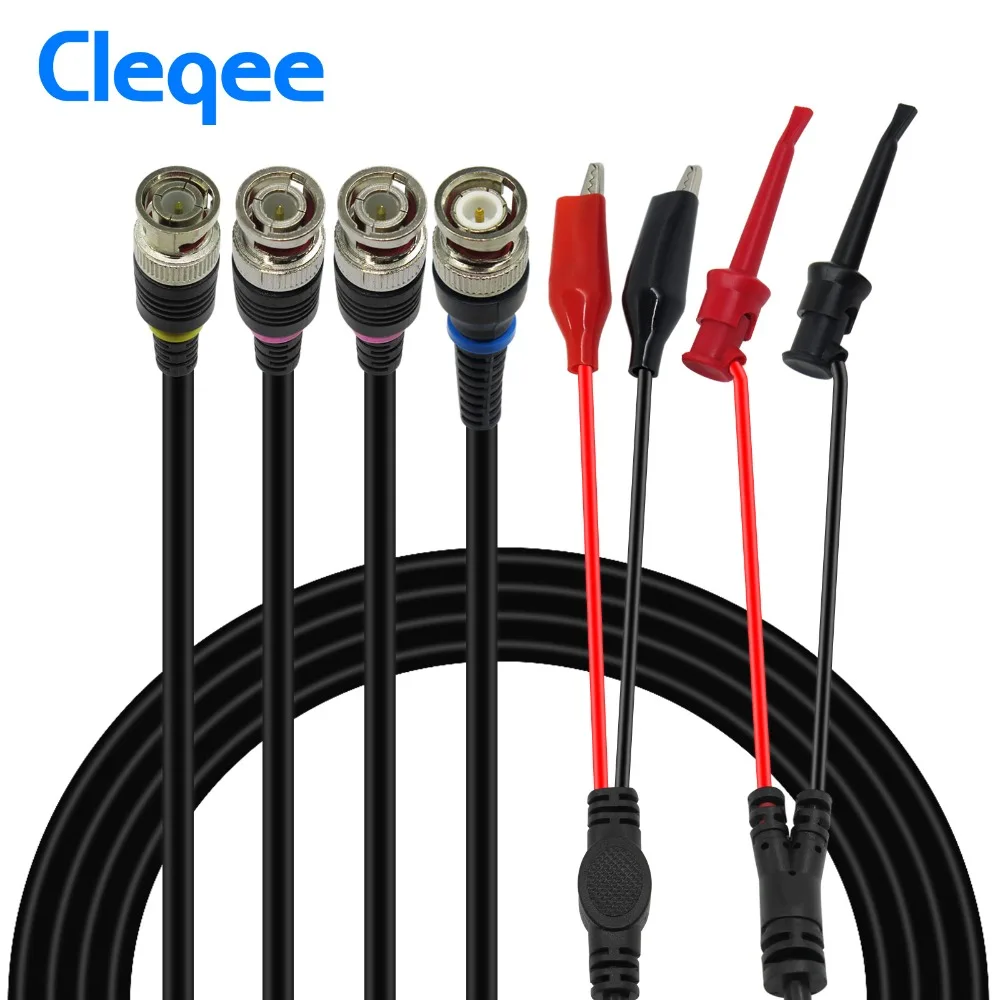 Cleqee P1260 коаксиальный кабель тестовый комплект BNC к и чипу аллигатора