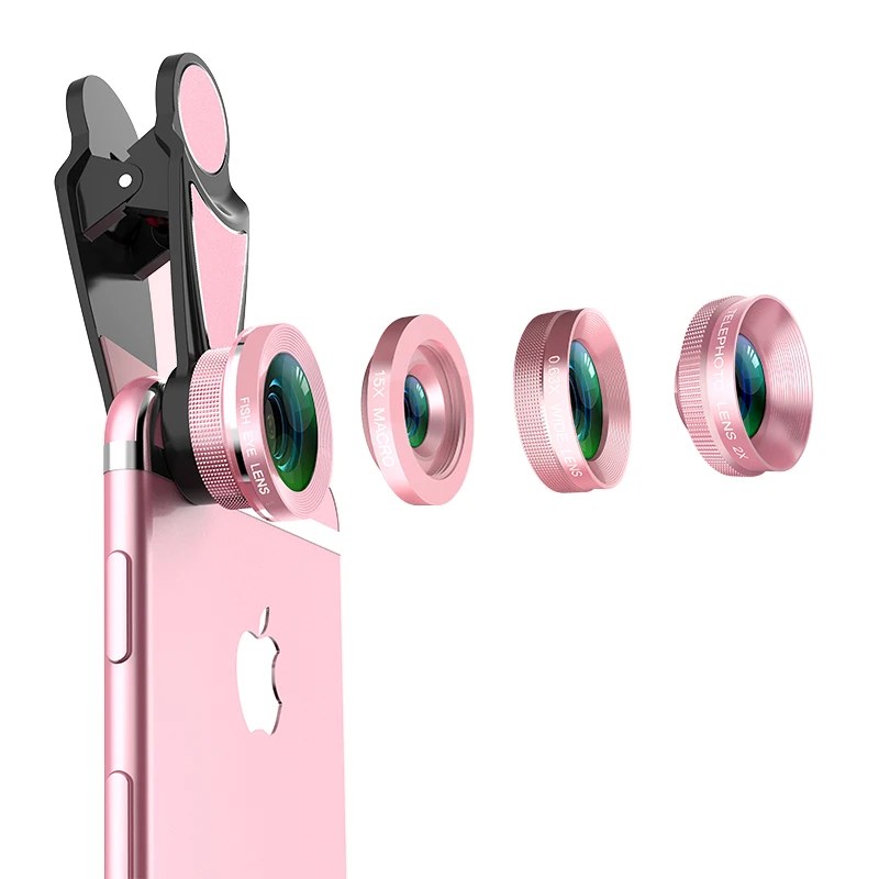 4 في 1 الهاتف عدسة كاميرا عين السمكة المحمول الهاتف العدسات 15X ماكرو عدسة 0.63X زاوية واسعة العالمي كليب ل فون 7 لسامسونج S8 4 في 1 الهاتف عدسة كاميرا عين السمكة المحمول الهاتف العدسات 15X ماكرو عدسة 0.63X زاوية واسعة العالمي كليب ل فون 7 لسامسونج S8