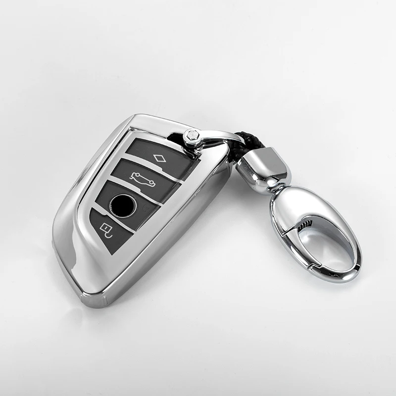 

Car Key Case Key Cover Key Shell Protector for BMW X5 F15 X6 F16 G30 7 Series G11 X1 F48 F39 Accessories Car Styling