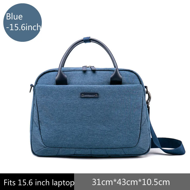 Blue 15.6inch Oyixinger новые модные портфели женские сумки Офисные сумки для ноутбука для мужчин деловые сумки через плечо дорожные сумки - Цвет: Blue 15.6inch