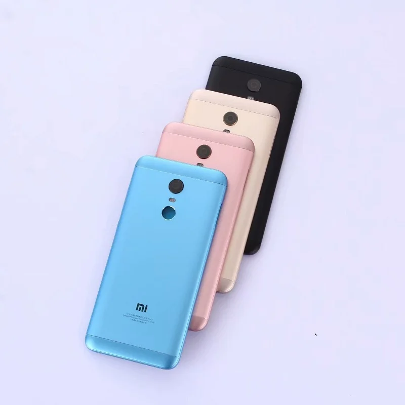 

Original Housing For Xiaomi Redmi 5 Plus Battery Door Back Cover Mobile Phone Cover Replacement Parts Case With Buttons Lens