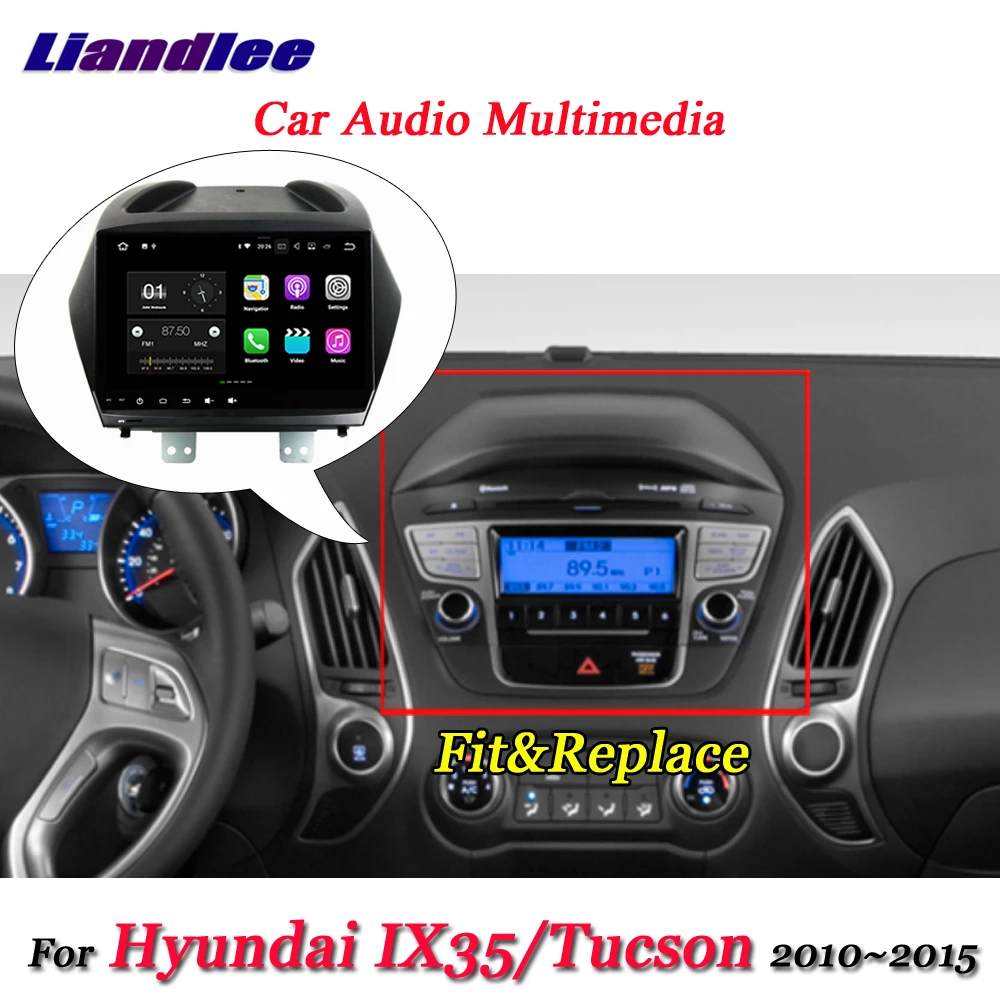 Liandlee Car Android System For Hyundai IX35 / Tucson 20102015 Stereo Radio Video BT TV Wifi