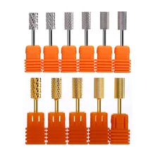 1 шт. сверло для ногтей многоразмерный Золотой Серебряный Маникюр Инструменты для дизайна ногтей 11 типов Электрический Маникюрный станок устройство