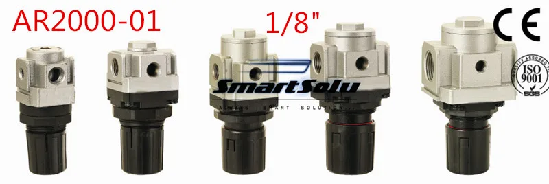 

Free Shipping Pneumatic Mini Air Pressure Regulator AR2000-01 Thread 1/8 Inch BSP, Type Air Treatment Units ,1/8" Port Size