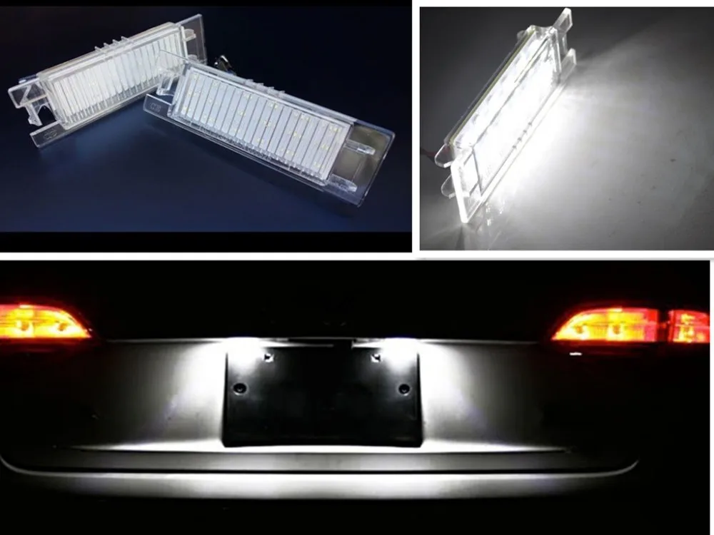 

Vauxhall Opel Corsa C D Astra H J Cascada Vectra LED License Number Plate Light