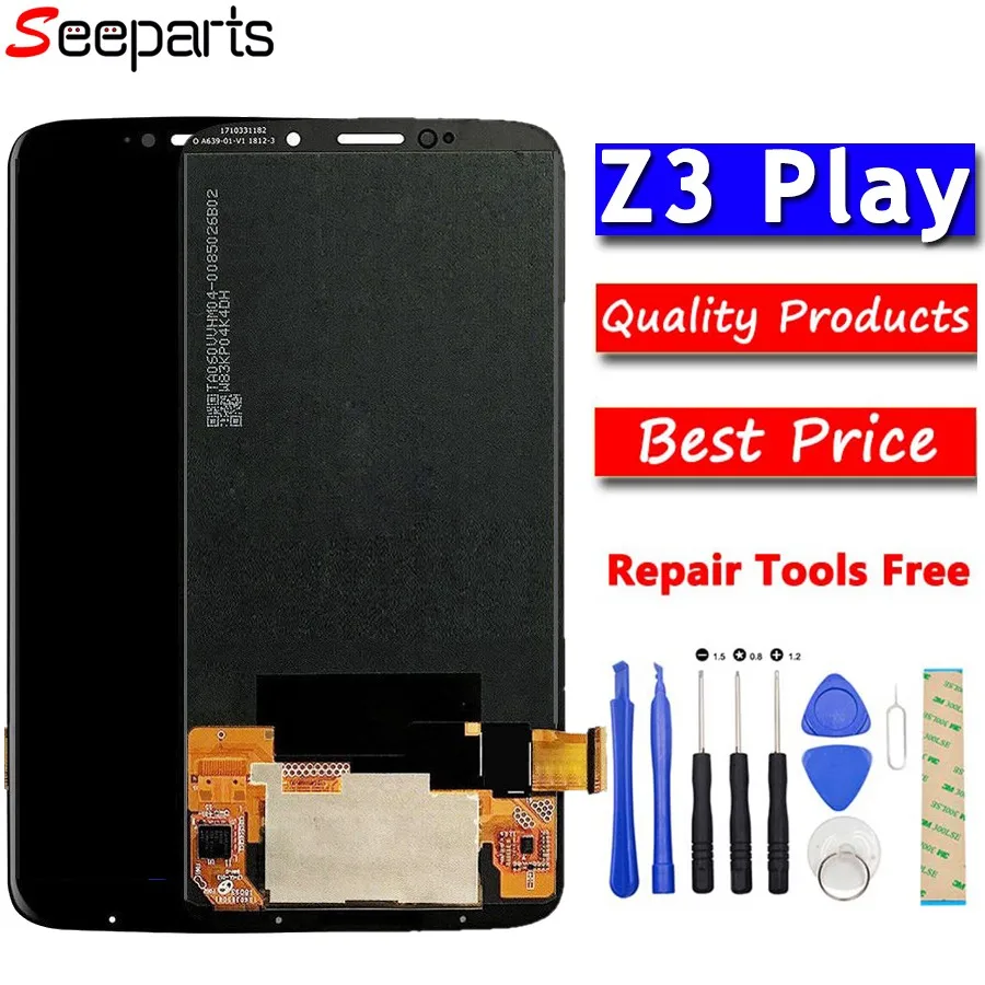 

6.01"For Motorola Moto Z3 Play LCD Display Touch Screen Digitizer Assembly Replacement For Moto Z3 Play XT1929 XT-1929 LCD