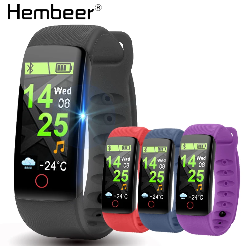 

Hembeer IT109 Smart Bracelet Music Control Weather Report Fitness Tracker 4 Sport Activity Tracking for xiaomi iphone phone