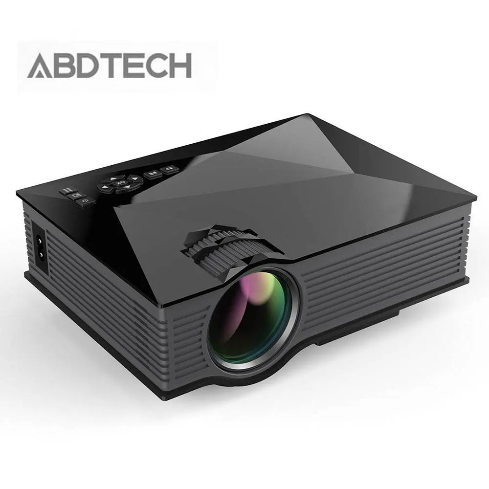 Abdtech Wi-Fi светодиодный мини-HD 1080 P проектор 1200 люмен Мультимедиа Домашний Театр