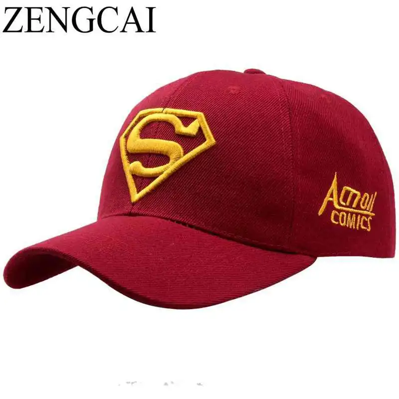 Кепка Супермена дальнобойщика Snapback Бейсболка s папа шапки для мужчин и женщин хип