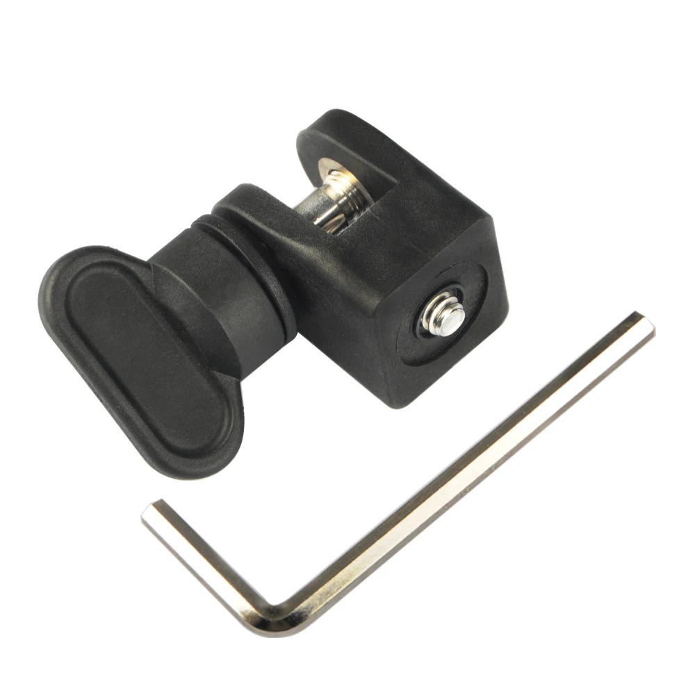 

1/4''-20 YS Clip Diving Flashlight camera Led fill light Bracket Mount Connection Adapter Compatible with YS head snake arm