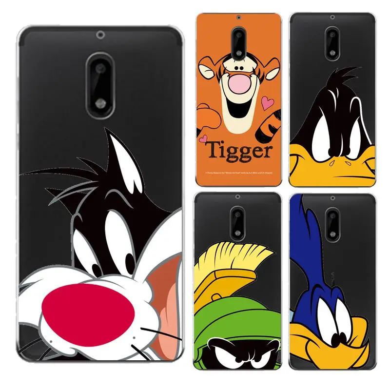 Tiger Coque Soft Clear TPU Phone Case For Nokia3 5 6 8 N540 N640 N535 N830 Rabbit Duck Printed Bags Fox FundaCover Free Shipping | Мобильные
