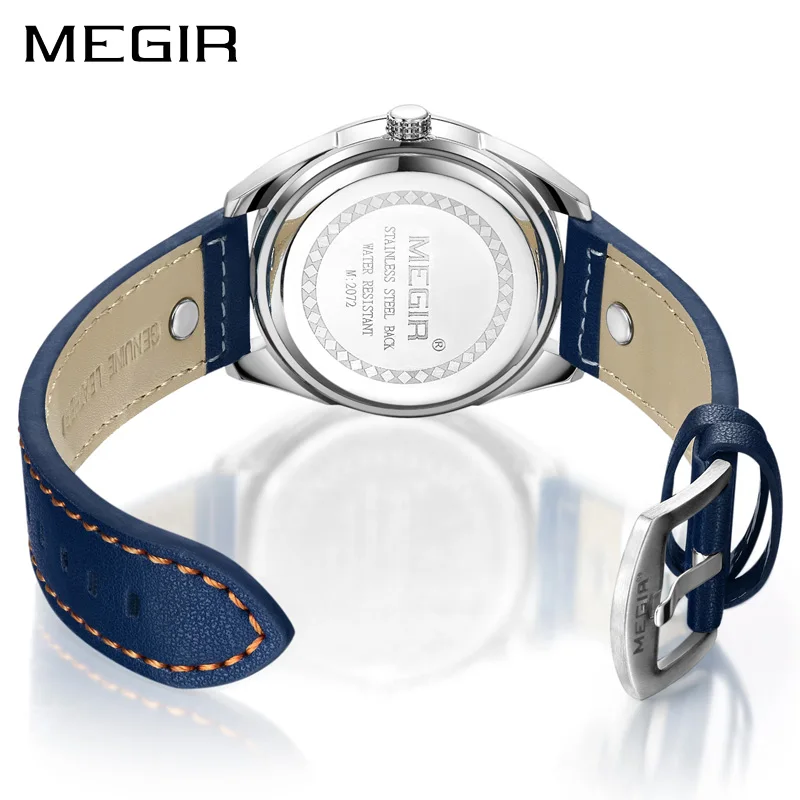 Billig MEGIR Kreative Armee Militär Uhren Männer Luxus Marke Quarz Sport Armbanduhr Uhr Männer Relogio Masculino Erkek Kol Saati