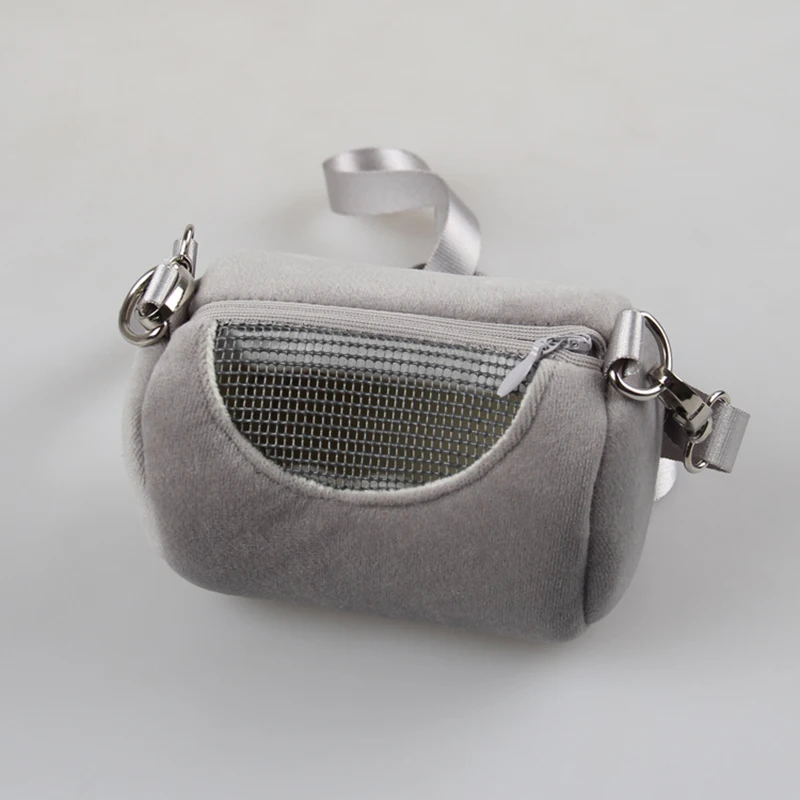 Small Pet Carriers Hamster Travel Carrying Bag Breathable Net Yarn Portable Pet Bag Small Animal Case Outdoor Safe Cave House