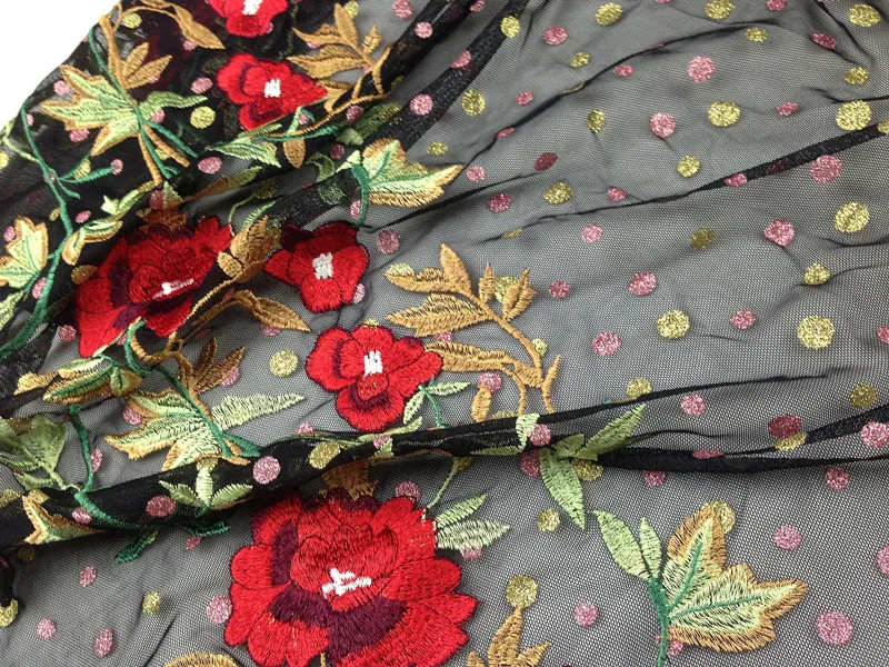 Embroidered Fabric Dress Fashion Dresses Embroidered Fabric Dress