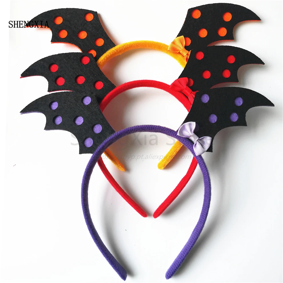 

Halloween Wings Headband Atmosphere Arrange Adult Children Fun Cute Animal Headband Bat Headband