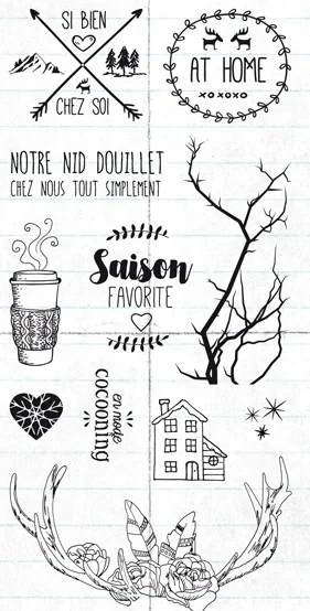 

French clear Stamp Transparent seal for DIY scrapbooking/Card Making c523