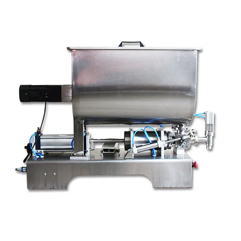 Пневматический двигатель для миксера соус Чили заполнения тестомесильная машина для арахисового масла масло Наполнитель из нержавеющей стали gmp стандарт