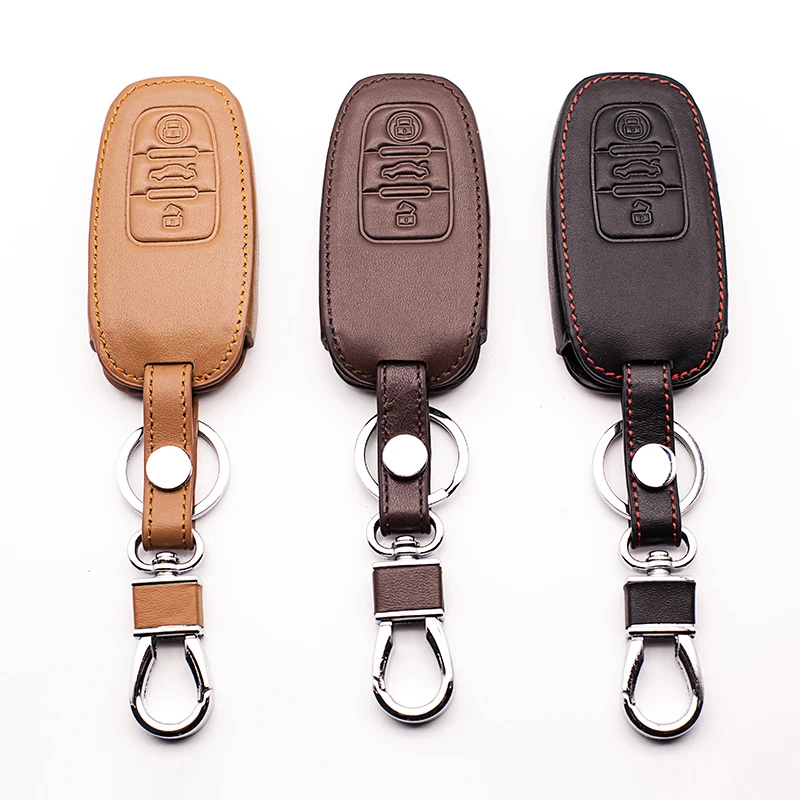 Чехол для автомобильного ключа Audi Sline A3 A5 Q3 Q5 Q7 A6 C5 C6 A4 B6 B7 B8 TT 80 S6|car key case cover|key for carcar