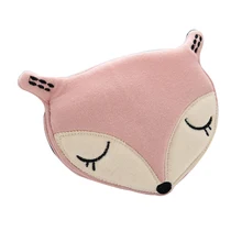 Детская Милая мультяшная мини-сумка через плечо в форме головы лисы