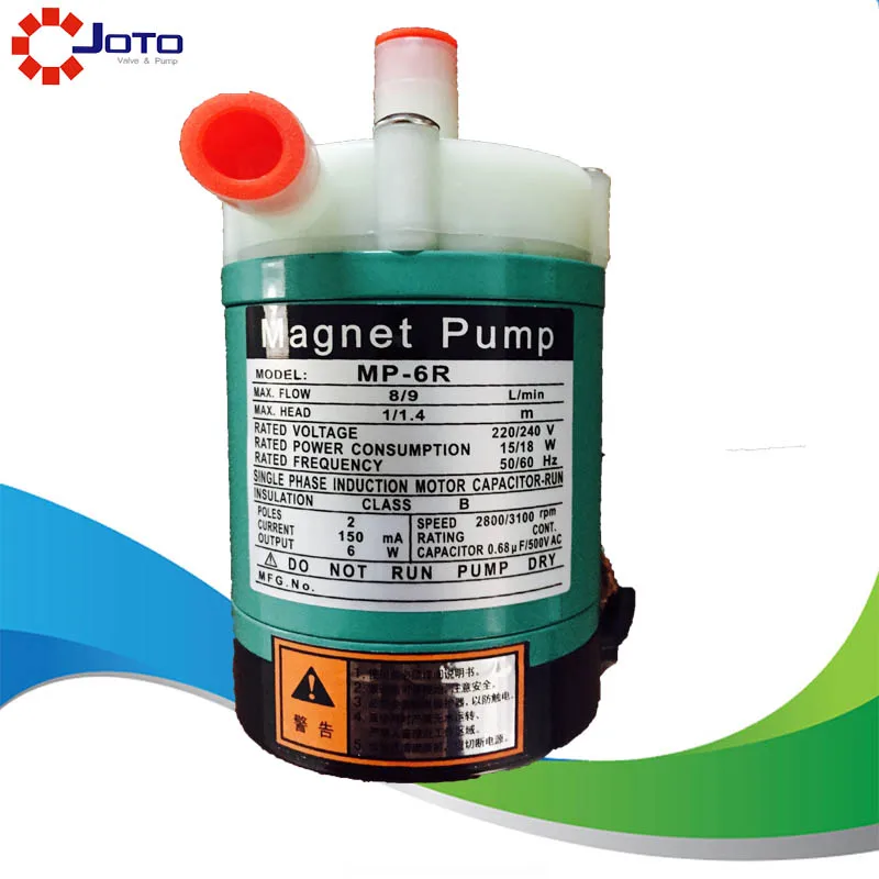 MP 6R Plastic Acid Resistance Drive Water Pump Pure Water