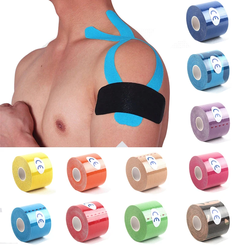 

Kinesiology Tape Athletic Tape Sports elastic bandage tape kinesiology Recovery Strapping Fitness Knee Muscle tape Protector