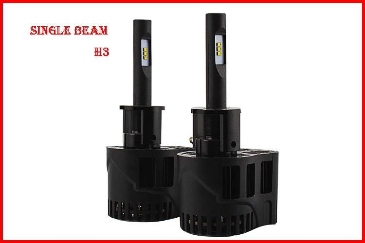 

1 Set H3 50W 6400LM P6  Auto LED Headlight System Mini Size ALL IN ONE LUMILED LUXEON ZES 12/24V 3000K 4300K 5000K 6000K CANBUS